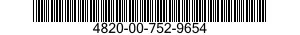 4820-00-752-9654 STEM ASSEMBLY,VALVE 4820007529654 007529654