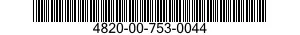 4820-00-753-0044  4820007530044 007530044