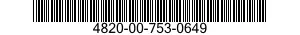 4820-00-753-0649  4820007530649 007530649