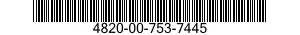 4820-00-753-7445  4820007537445 007537445
