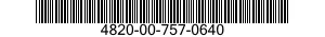 4820-00-757-0640  4820007570640 007570640