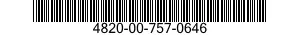 4820-00-757-0646  4820007570646 007570646