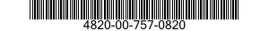 4820-00-757-0820  4820007570820 007570820