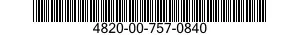 4820-00-757-0840  4820007570840 007570840