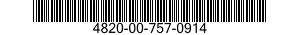 4820-00-757-0914  4820007570914 007570914