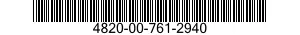 4820-00-761-2940  4820007612940 007612940