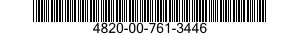 4820-00-761-3446 VALVE,GLOBE 4820007613446 007613446