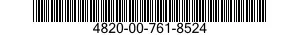 4820-00-761-8524  4820007618524 007618524