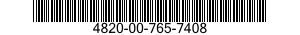 4820-00-765-7408  4820007657408 007657408