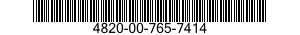 4820-00-765-7414  4820007657414 007657414