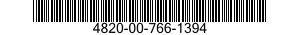 4820-00-766-1394  4820007661394 007661394