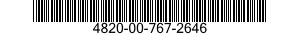 4820-00-767-2646  4820007672646 007672646