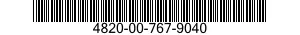 4820-00-767-9040  4820007679040 007679040