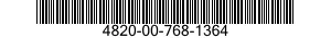 4820-00-768-1364  4820007681364 007681364