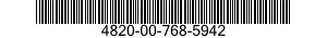 4820-00-768-5942  4820007685942 007685942
