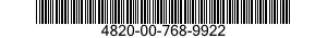 4820-00-768-9922  4820007689922 007689922