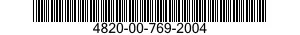 4820-00-769-2004  4820007692004 007692004