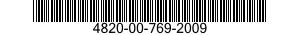 4820-00-769-2009  4820007692009 007692009