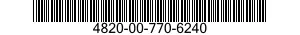 4820-00-770-6240  4820007706240 007706240