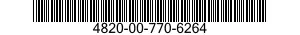 4820-00-770-6264  4820007706264 007706264