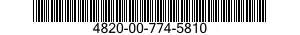 4820-00-774-5810  4820007745810 007745810