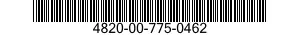 4820-00-775-0462 STEM,VALVE 4820007750462 007750462