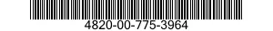 4820-00-775-3964 VALVE,BALL 4820007753964 007753964