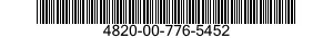 4820-00-776-5452  4820007765452 007765452