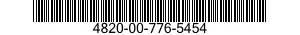 4820-00-776-5454 VALVE,GLOBE 4820007765454 007765454