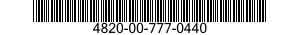 4820-00-777-0440  4820007770440 007770440