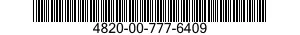 4820-00-777-6409 VALVE,RESTRICTOR CHECK 4820007776409 007776409