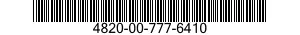 4820-00-777-6410  4820007776410 007776410