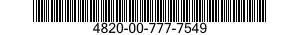 4820-00-777-7549  4820007777549 007777549
