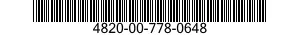 4820-00-778-0648  4820007780648 007780648