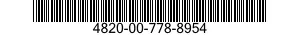 4820-00-778-8954 VALVE,ANGLE 4820007788954 007788954