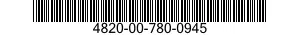 4820-00-780-0945  4820007800945 007800945