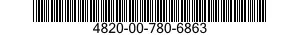 4820-00-780-6863  4820007806863 007806863