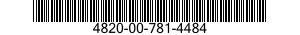 4820-00-781-4484  4820007814484 007814484