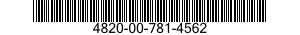 4820-00-781-4562  4820007814562 007814562