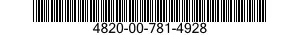 4820-00-781-4928  4820007814928 007814928
