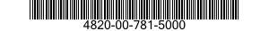 4820-00-781-5000  4820007815000 007815000