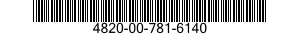 4820-00-781-6140  4820007816140 007816140