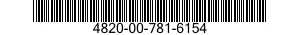 4820-00-781-6154  4820007816154 007816154