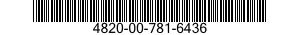 4820-00-781-6436  4820007816436 007816436