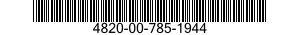 4820-00-785-1944 SLEEVE AND SLIDE,DIRECTIONAL CONTROL LINEAR VALVE 4820007851944 007851944