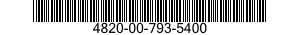 4820-00-793-5400 VALVE,EXPANSION 4820007935400 007935400