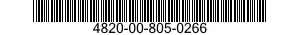 4820-00-805-0266  4820008050266 008050266