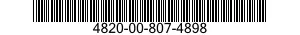 4820-00-807-4898  4820008074898 008074898