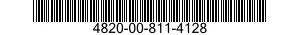 4820-00-811-4128 VALVE,GLOBE 4820008114128 008114128