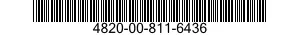 4820-00-811-6436  4820008116436 008116436